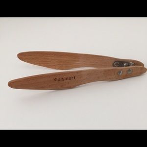 CUISINART WOODEN TOASTER TONGS